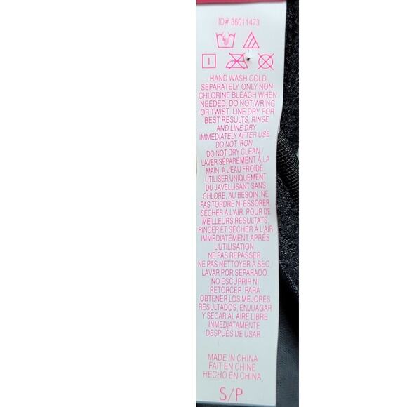 Victoria’s Secret Swim Sequin Black Multi Bandeau Strapless Bikini Top Small - Picture 5 of 8